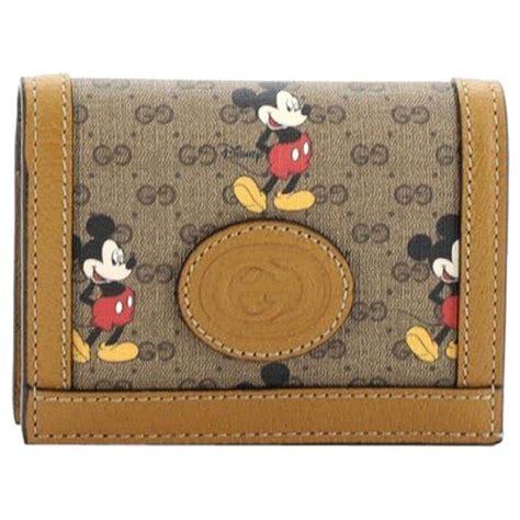 gucci mickey mouse mens wallet